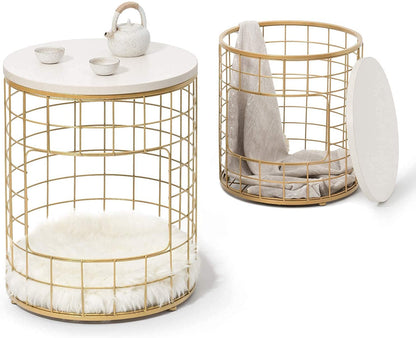 Nest Of Tables : Coffee Nesting Table Set of 2 Modern Decor Side Desk with Storage Hole