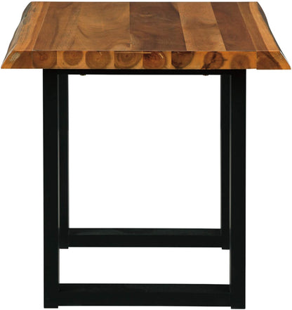 Nest Of Tables: Contemporary Square End Table, Brown/Black