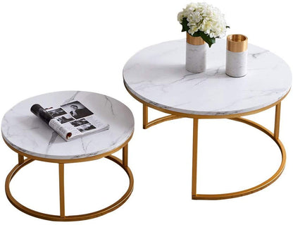 Nest Of Tables : Nesting Coffee Table Set of 2 Modern Accent Coffee Table