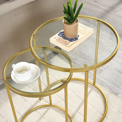 Nest Of Tables : Nesting End Table 2-Piece Set