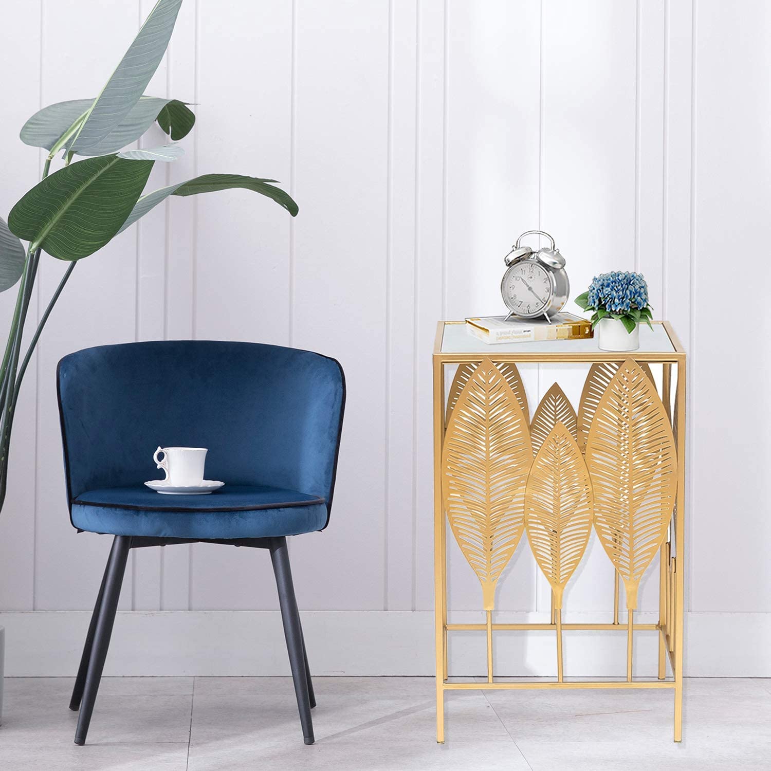 Nest Of Tables : Nesting Round Gold Nightstands Decent Set of 2