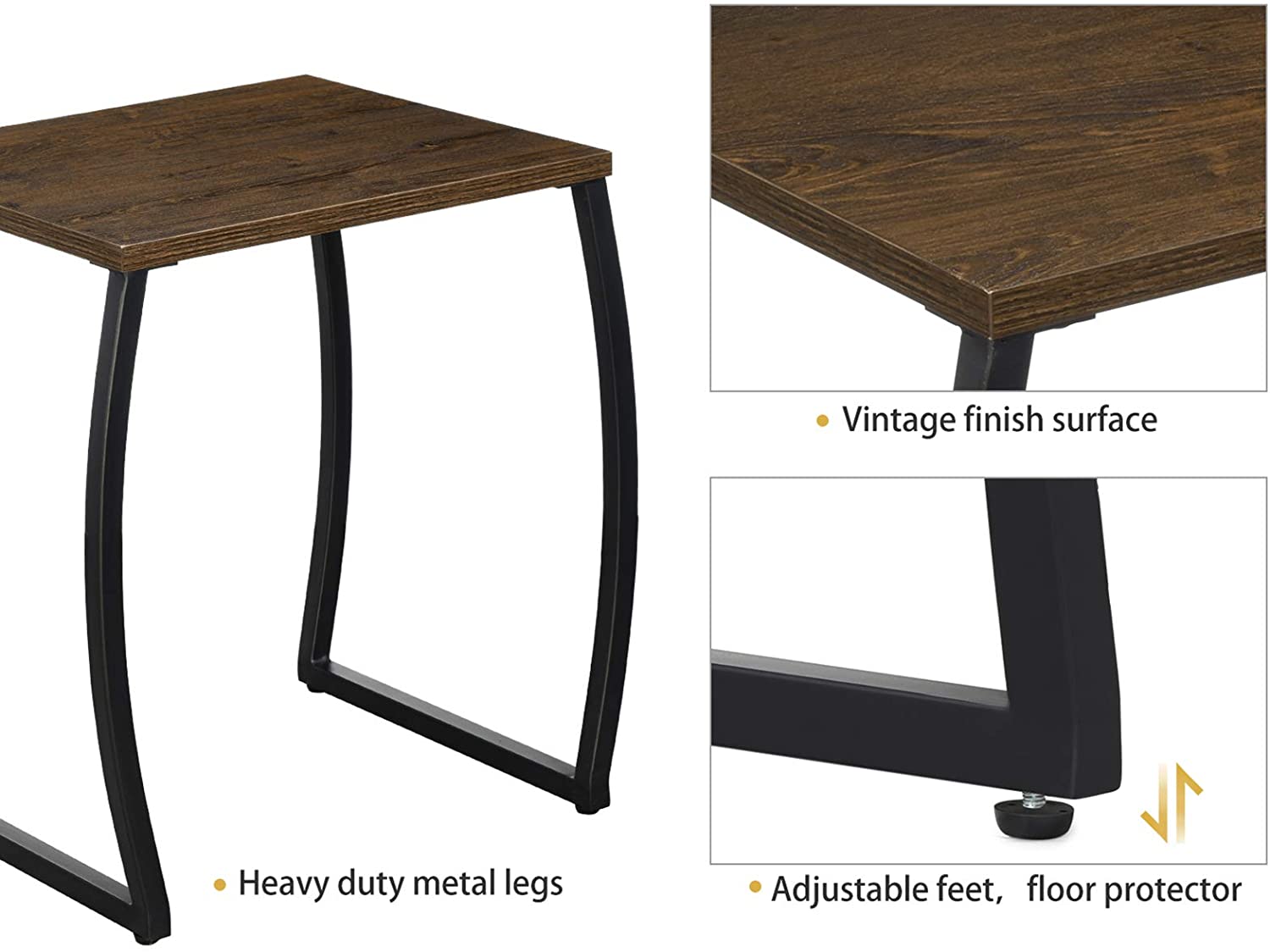 Nest Of Tables : Nesting Tables, Vintage Side Table Set of 3