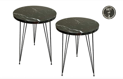 Nest Of Tables : Set of 2 Side Tables for Small Spaces