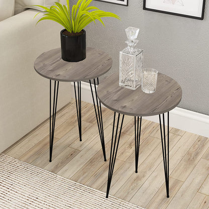 Nest Of Tables : Set of 2 Side Tables for Small Spaces