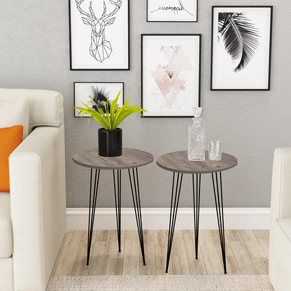 Nest Of Tables : Set of 2 Side Tables for Small Spaces