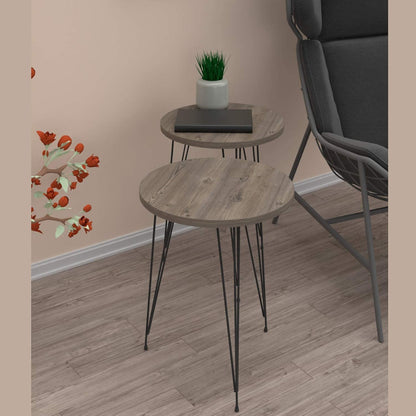 Nest Of Tables : Set of 2 Side Tables for Small Spaces