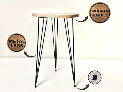 Nest Of Tables : Set of 2 Side Tables for Small Spaces