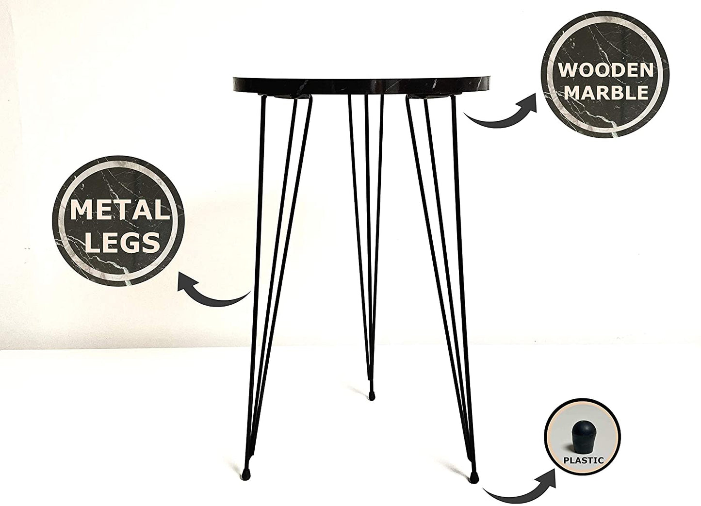 Nest Of Tables : Set of 2 Side Tables for Small Spaces