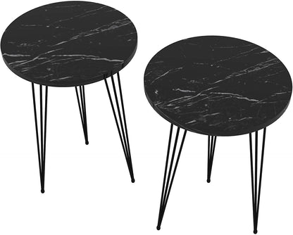 Nest Of Tables : Set of 2 Side Tables for Small Spaces