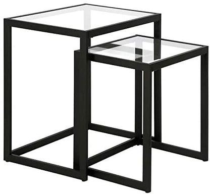 Nest Of Tables Side Table, Black Bronze 