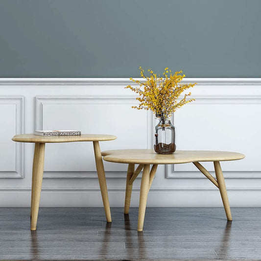 Nest of Tables : Nesting Coffee Table Symmetrical Petal Shape