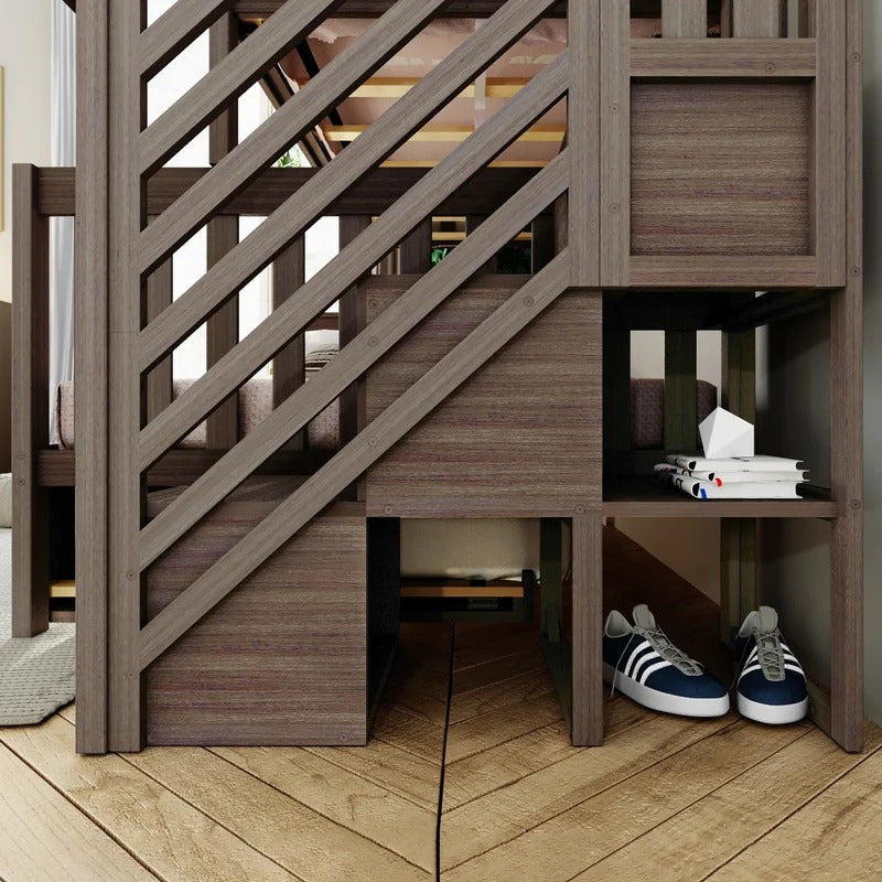 Bunk Bed: Solid Wood Standard Bunk Bed