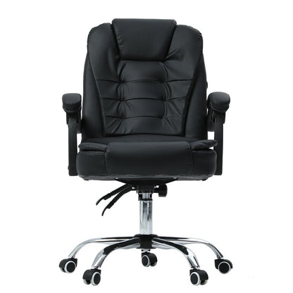 Office Chair : Upholstered Black Office Chair
