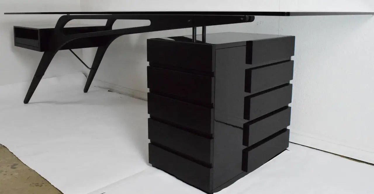Office Desk Black Ash Office Desk