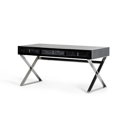 Office Desk  Black Crocodile Desk