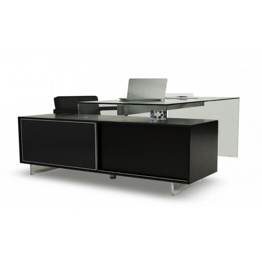 Office Desk  Black Oak Office Desk