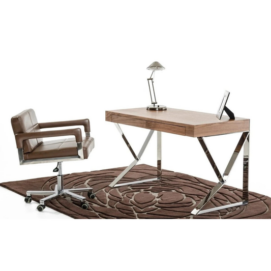 Office Desk Modern Walnut Office Desk