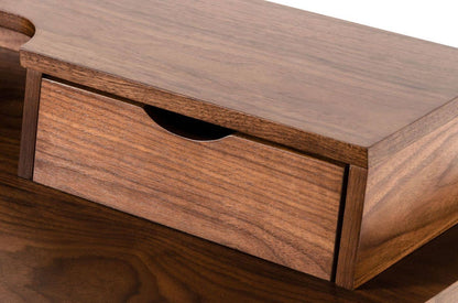 Office Desk: Modern Walnut Office Desk