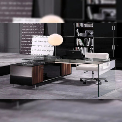 Office Desk Modern glass table