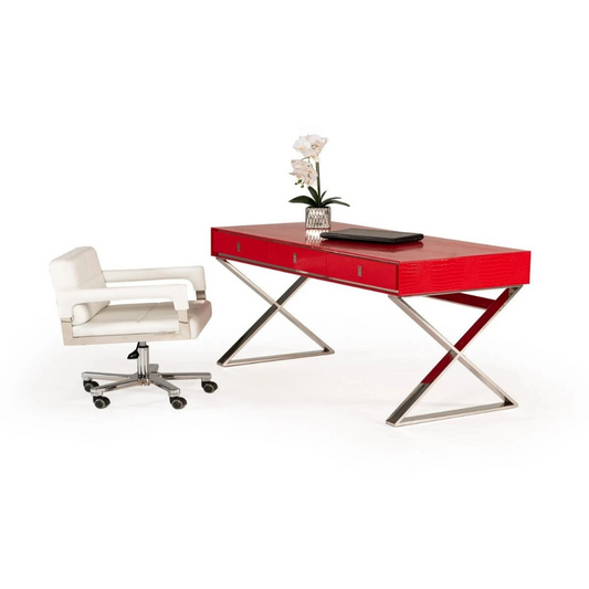 Office Desk Red Crocodile Desk