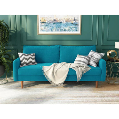Office Sofa : JOY 71.6'' Velvet Square Arm Sofa