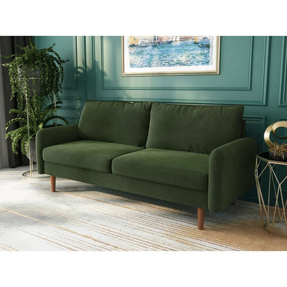 Office Sofa : JOY 71.6'' Velvet Square Arm Sofa