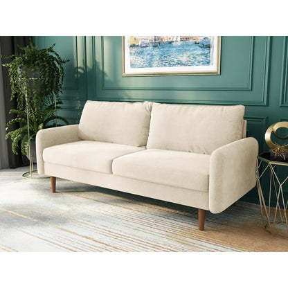 Office Sofa : JOY 71.6'' Velvet Square Arm Sofa