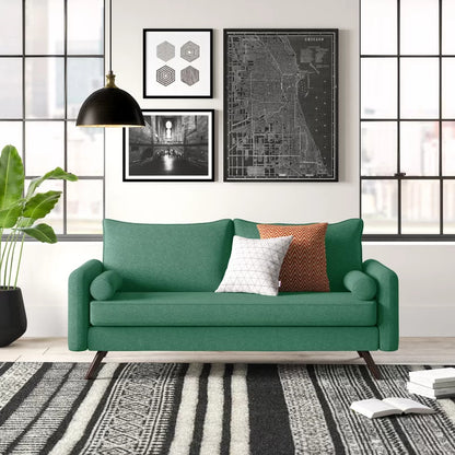 Office Sofa : RID 70.1'' Round Arm 2 Seater Sofa Sofa