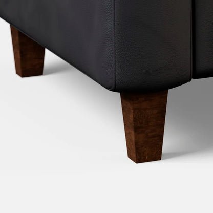 Office Sofa : SID 76'' Vegan Leatherette Square Arm Sofa