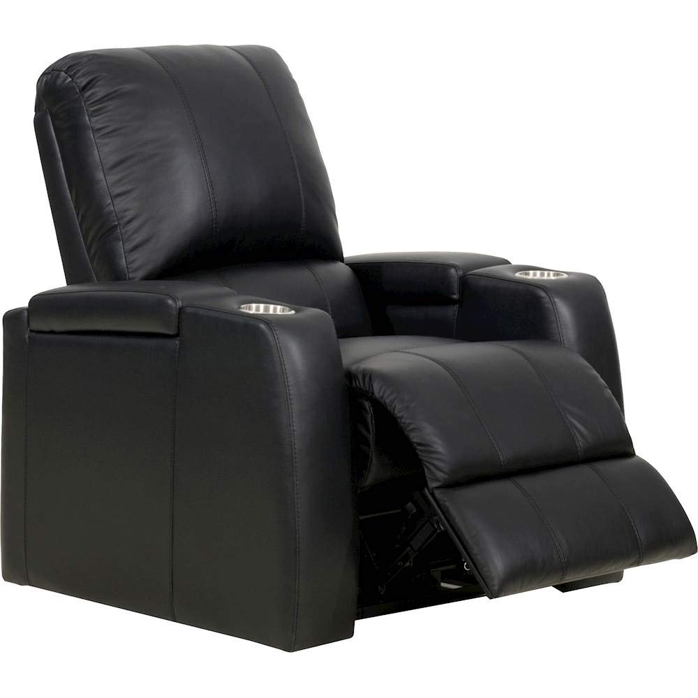 Recliners: Panther Single Seater Leatherette Recliner And Massage Chair(Black)