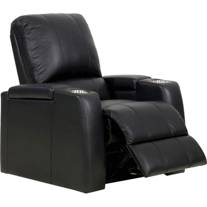 Recliners: Panther Single Seater Leatherette Recliner And Massage Chair(Black)