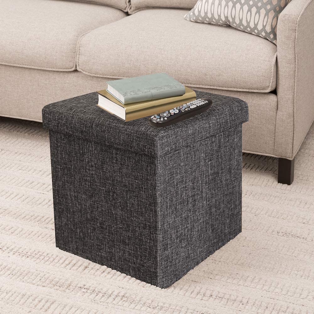Ottomans : Classics Fold able Storage Footrest Chest Ottoman, 1-Pack