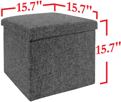 Ottomans : Classics Fold able Storage Footrest Chest Ottoman, 1-Pack