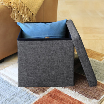 Ottomans : Classics Fold able Storage Footrest Chest Ottoman, 1-Pack