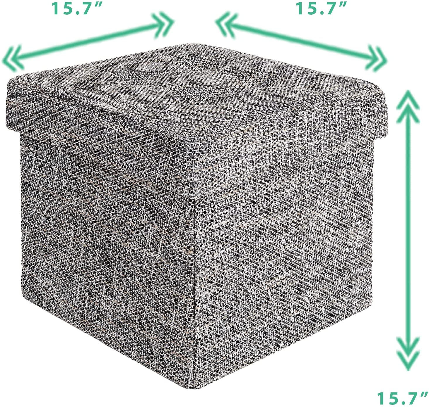 Ottomans : Classics Fold able Storage Footrest Chest Ottoman, 1-Pack