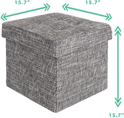 Ottomans : Classics Fold able Storage Footrest Chest Ottoman, 1-Pack