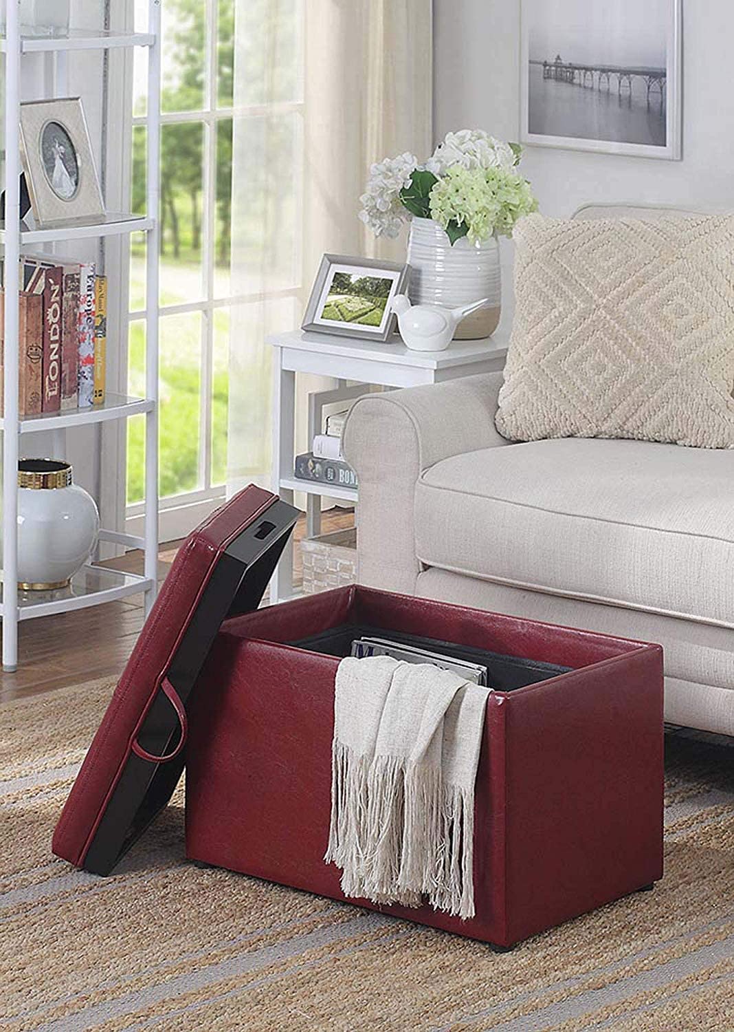 Ottomans : Designs for Comfort Accent Storage Ottoman