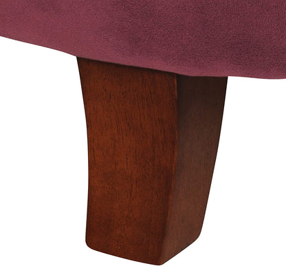 Ottomans : Fabric Upholstered Round Storage Ottoman with Removable Lid
