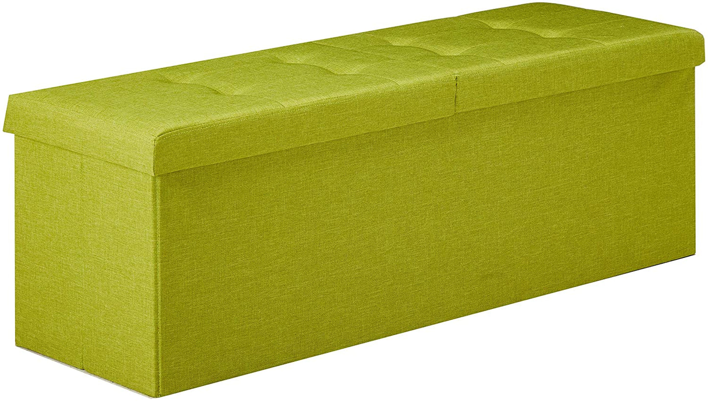 Ottomans : Folding Toy Box Chest with Ottomans Bench Foot Rest