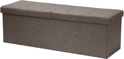 Ottomans : Folding Toy Box Chest with Ottomans Bench Foot Rest