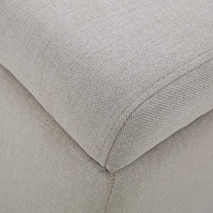 Ottomans : Home Mission Fabric Storage Ottoman, Light Grey