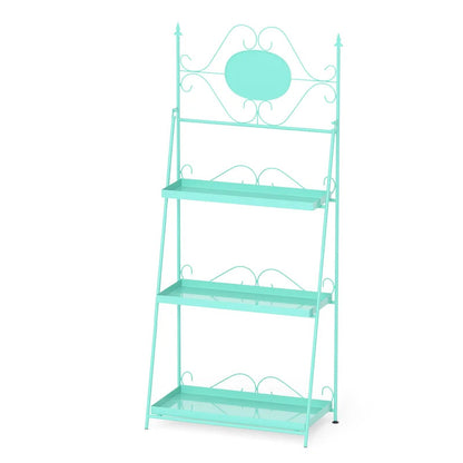 Plant Stand: 3 Tier Metal Rectangular Plant Stand