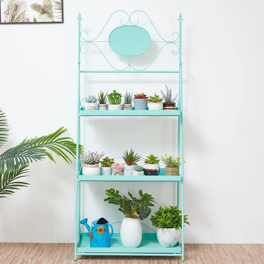 Plant Stand: 3 Tier Metal Rectangular Plant Stand