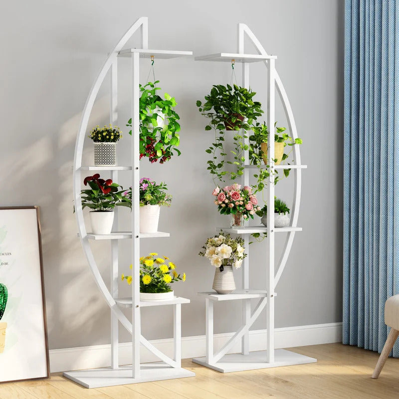 Plant Stand: Free Form Curved Design Plant Stand