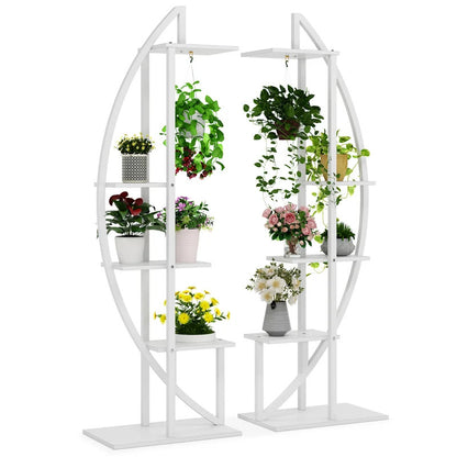 Plant Stand: Free Form Curved Design Plant Stand