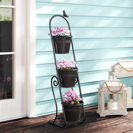 Plant Stand: Free Form Multi-Tiered Plant Stand