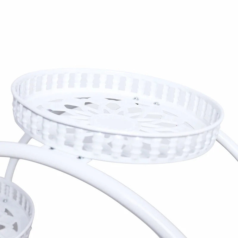 Plant Stand: Metal Plant Stand with wheels