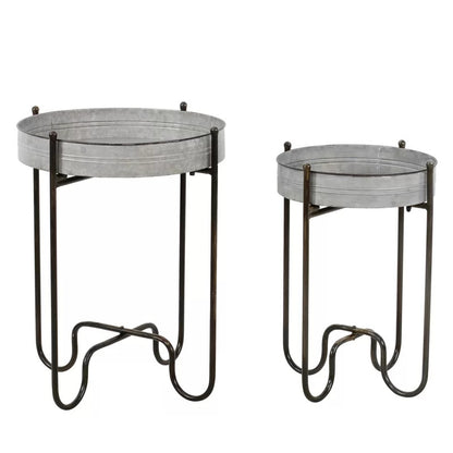 Plant Stand: Metal Plant Table Set 