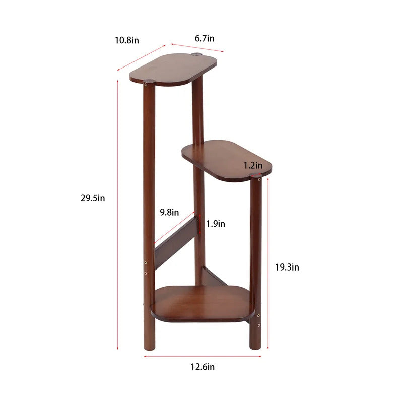 Plant Stand Multi-Tiered Bamboo Plant Stand