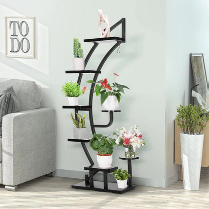 Plant Stand: Round Corner Plant Stand
